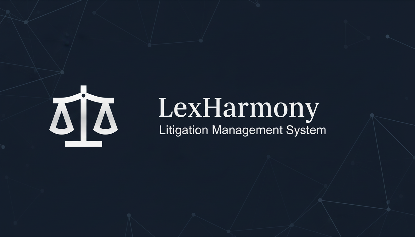 LexHarmony - Litigation Management System for Law Firms